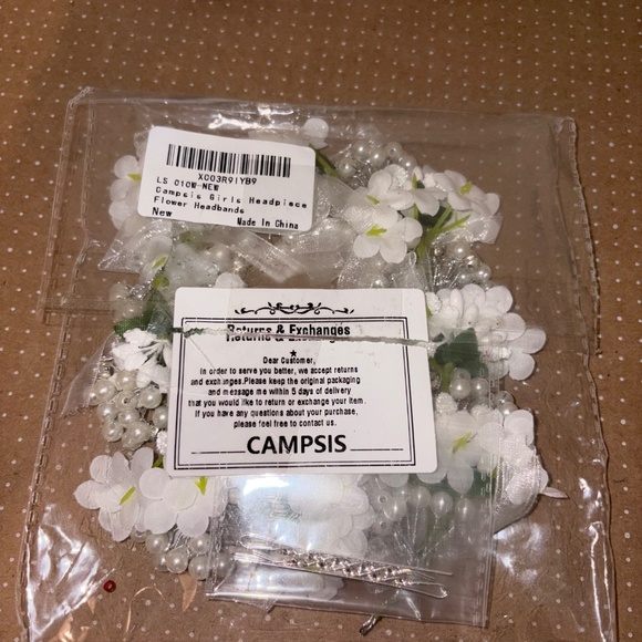 Girls Headpiece Flower Headbands Rhinestone Crystal ForCommunion Bridal Birthday - Picture 10 of 10